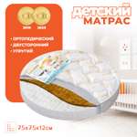 Матрас NB Round диаметром 75см Boom Baby для круглой кроватки