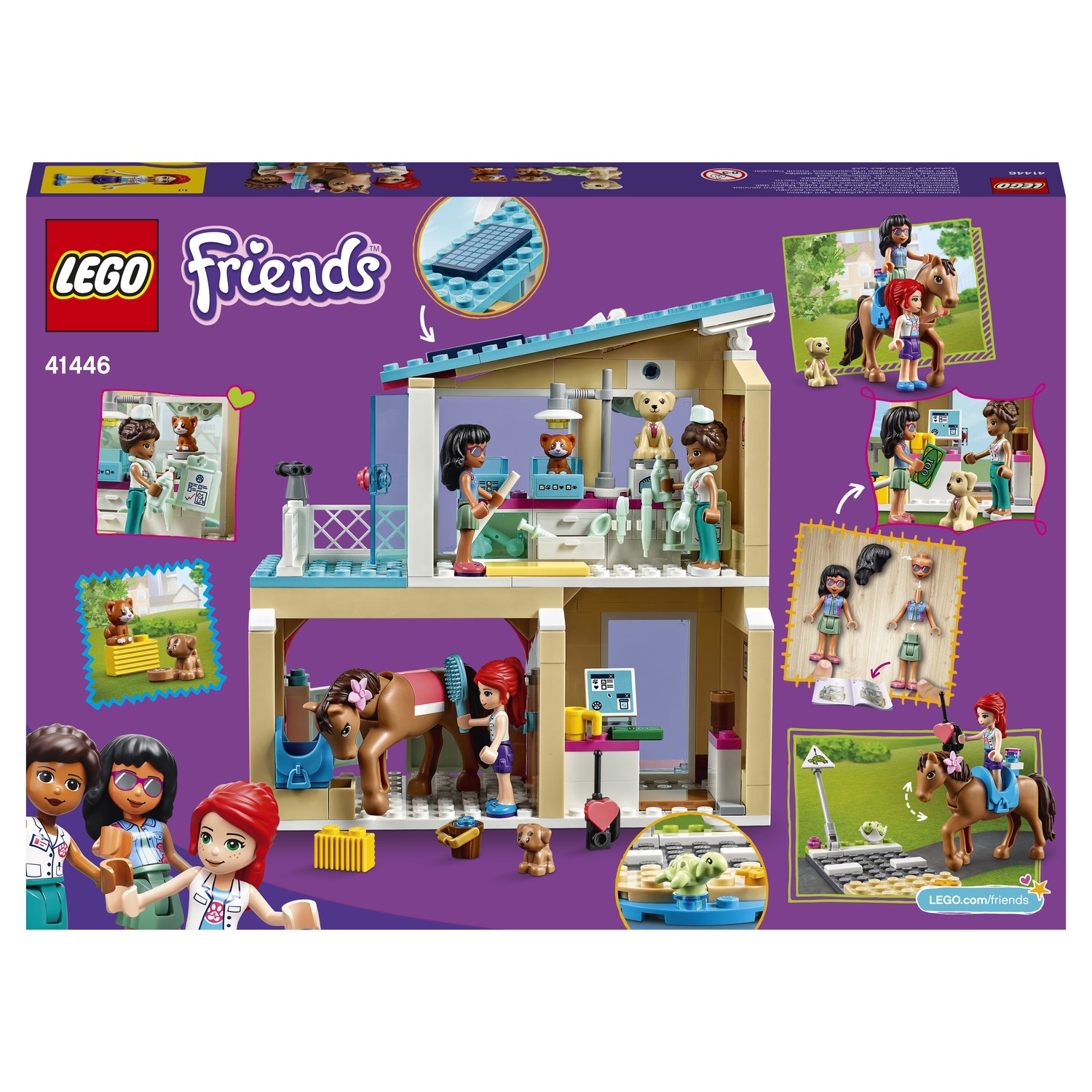 Конструктор LEGO Friends Ветеринарная клиника Хартлейк-Сити 41446 - фото 3