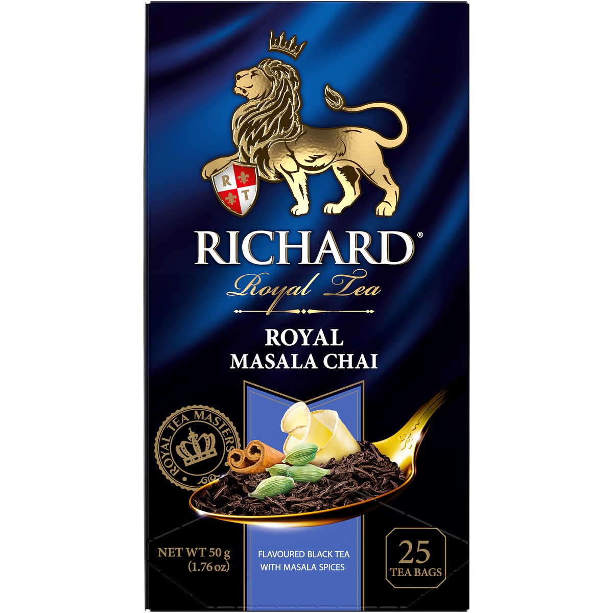 Чай черный Richard Royal Masala Chai ароматизированный 25 пакетиков - фото 1