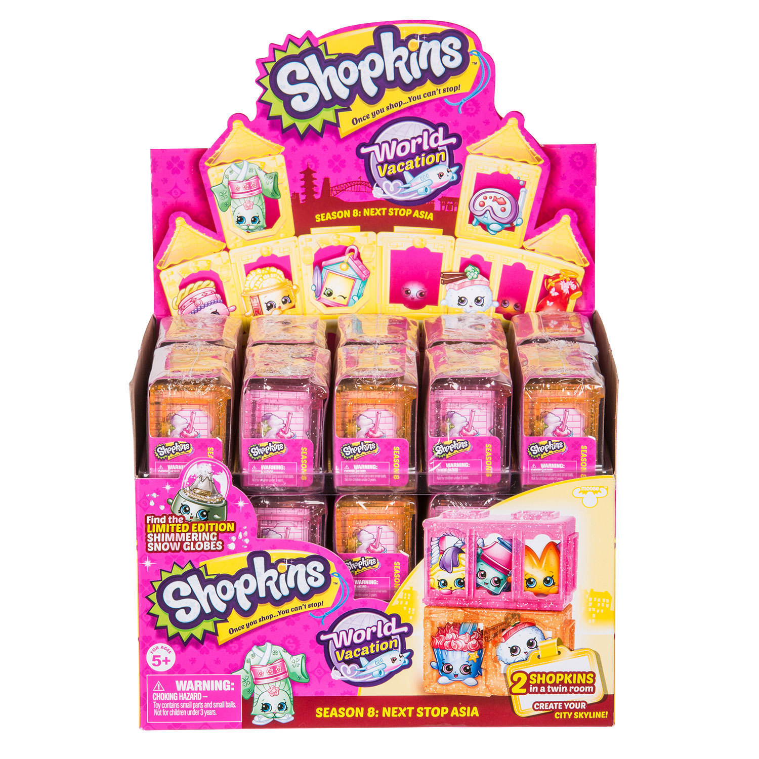 Набор фигурок Shopkins 2 шт с элементом здания Азия в непрозрачной упаковке (Сюрприз) - фото 2