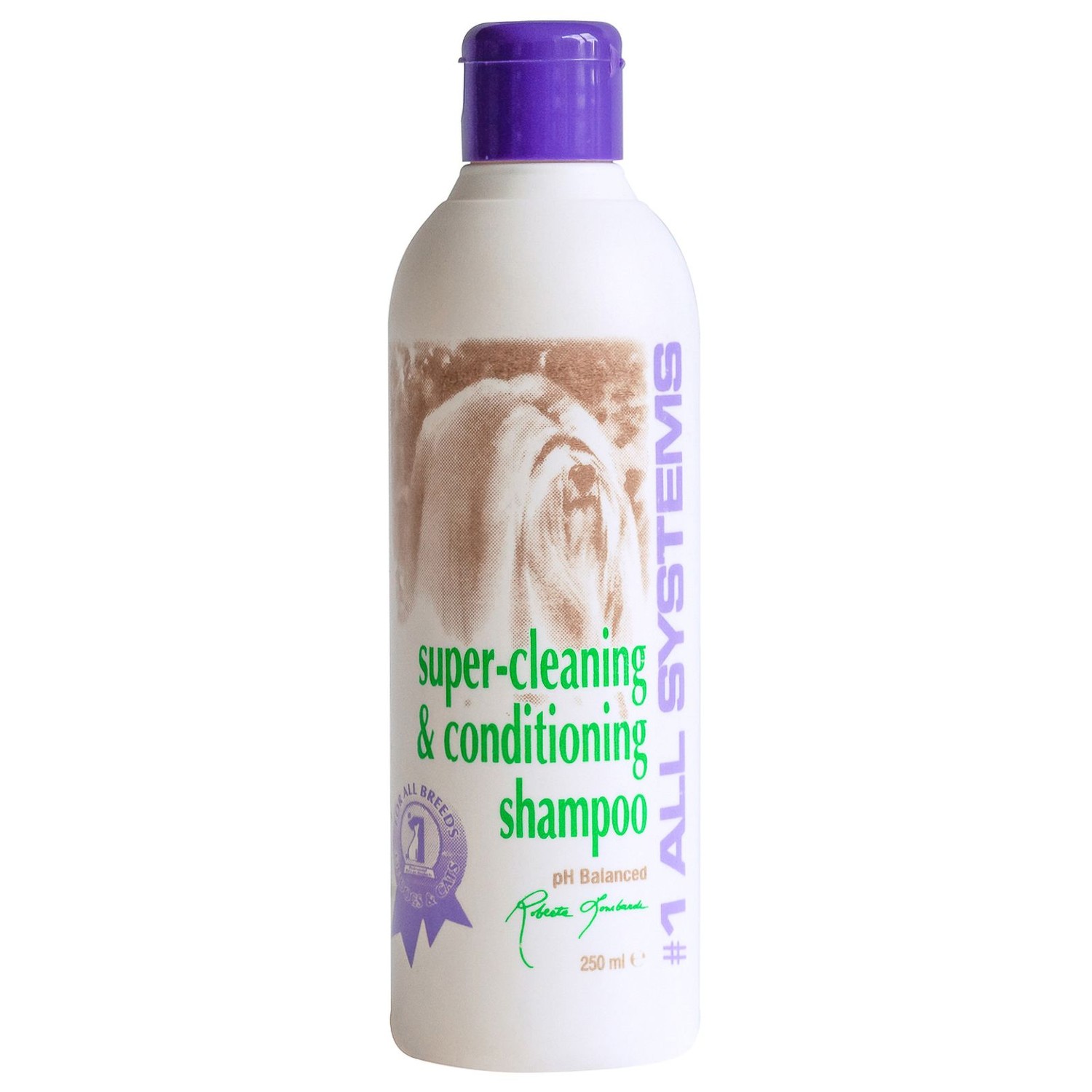 Шампунь для собак и кошек 1 All Systems Super-Cleaning and Conditioning Shampoo суперочищающий 250мл - фото 1