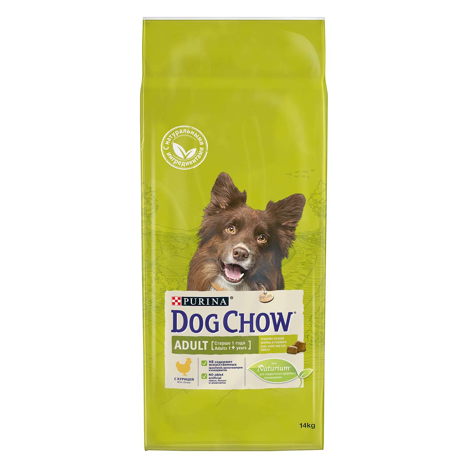 Корм для собак Dog Chow Adult с курицей 14кг - фото 1