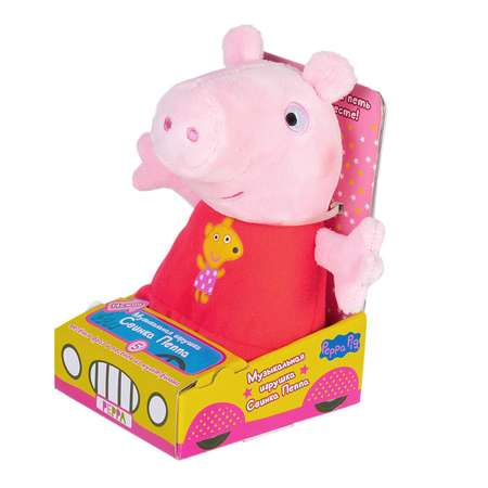 Игрушка мягкая Свинка Пеппа Pig озвученная 34796