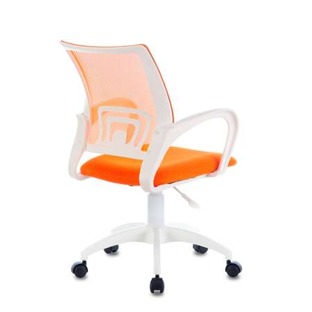 Кресло компьютерное Бюрократ Офисное CH-W695NLT оранжевый TW-38-3 TW-96-1 сетка/ткань