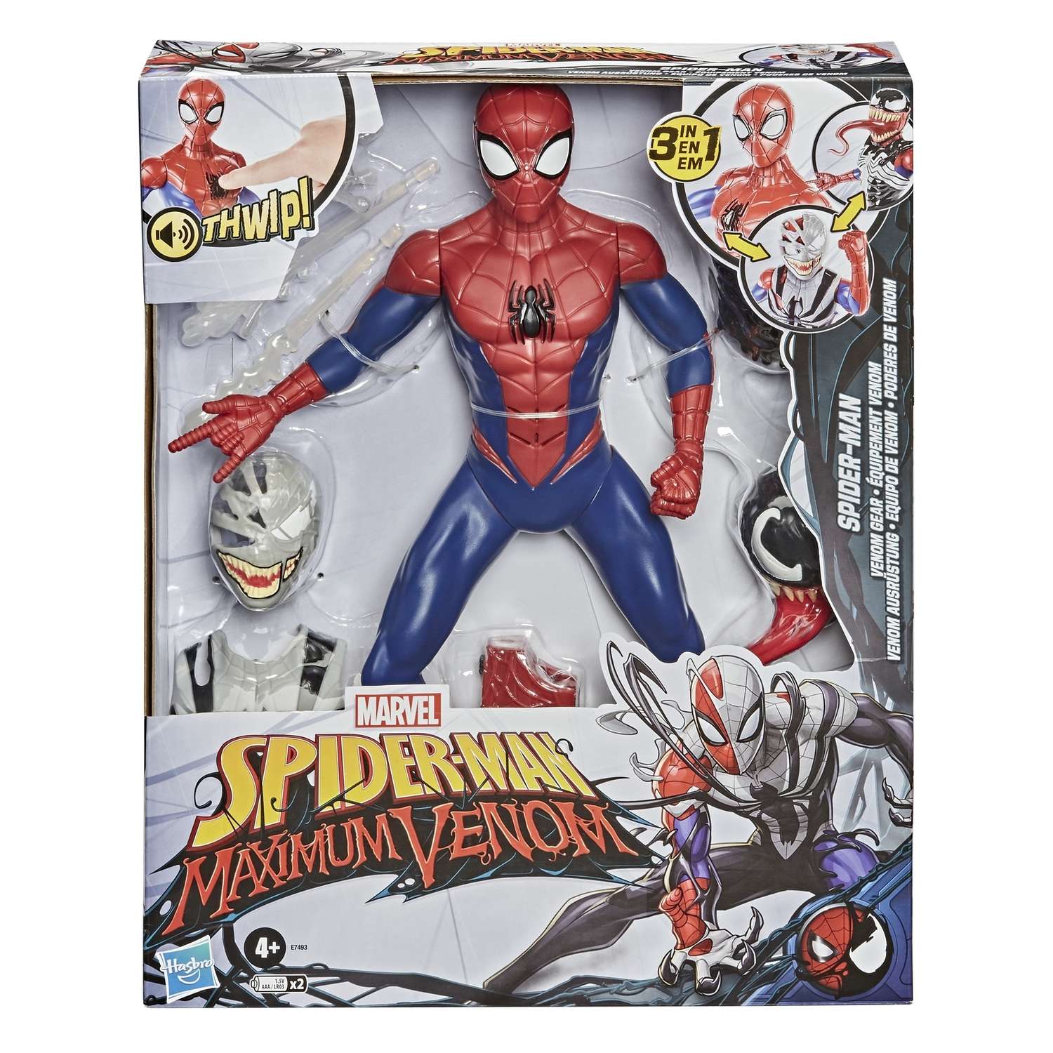 Фигурка Человек-Паук (Spider-man) Человек-паук Титан Веном E74935L0 - фото 2