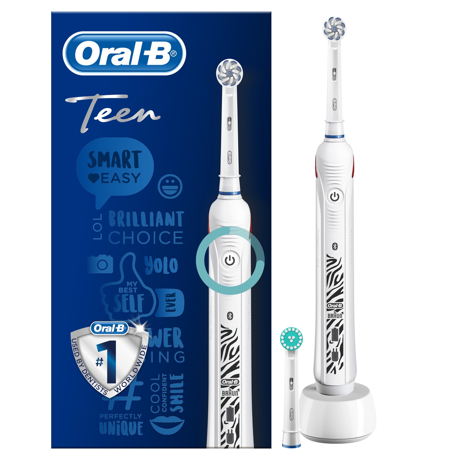 Зубная щетка Oral-B Smart Sensi Ultrathin электрическая Белая 80313297 - фото 3