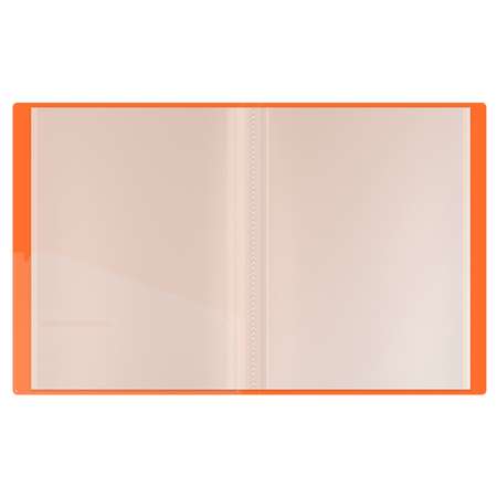Папка с 40 вкладышами Berlingo Neon оранжевый