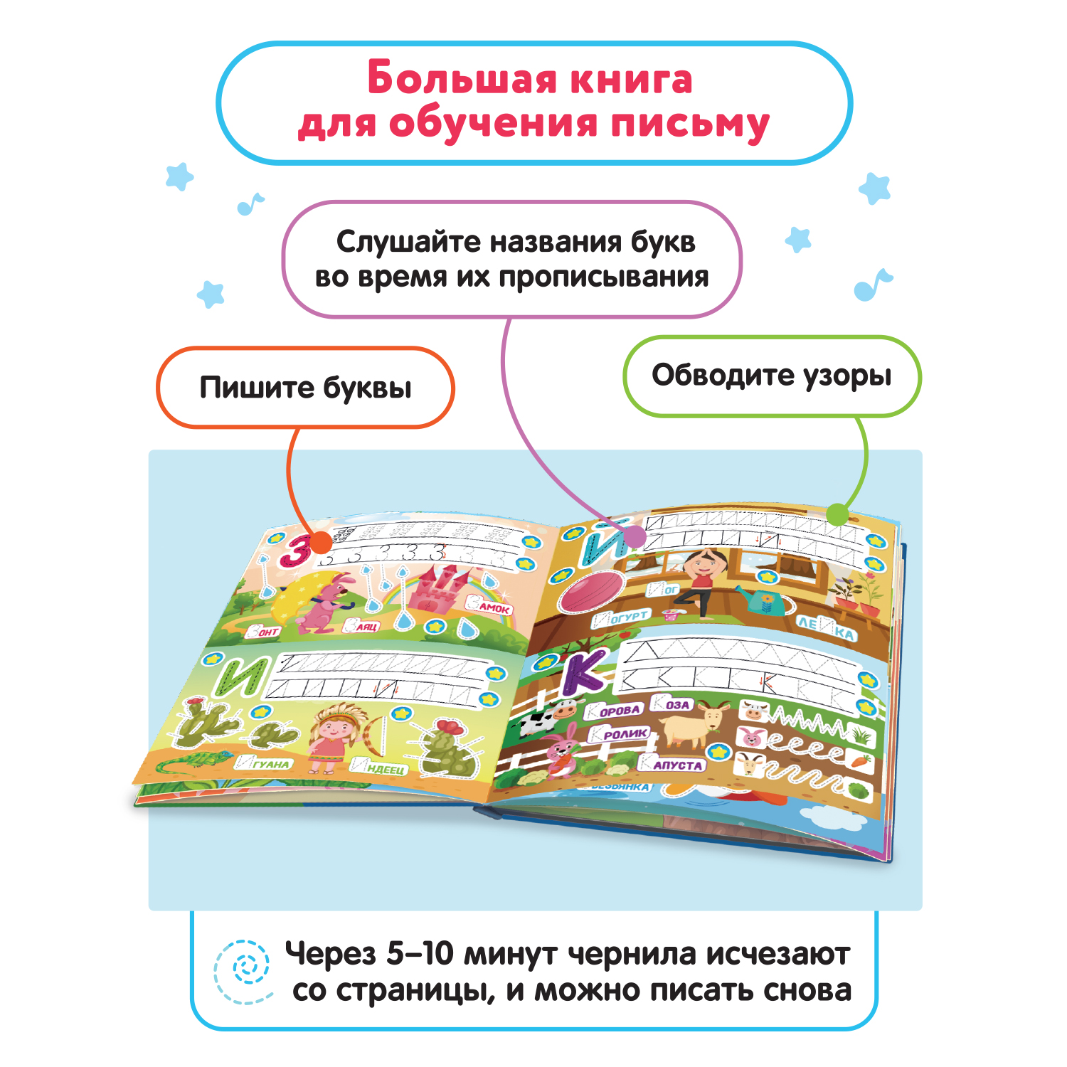 Большой комплект BertToys для Говоручки: три интерактивные книги-тренажера - фото 4