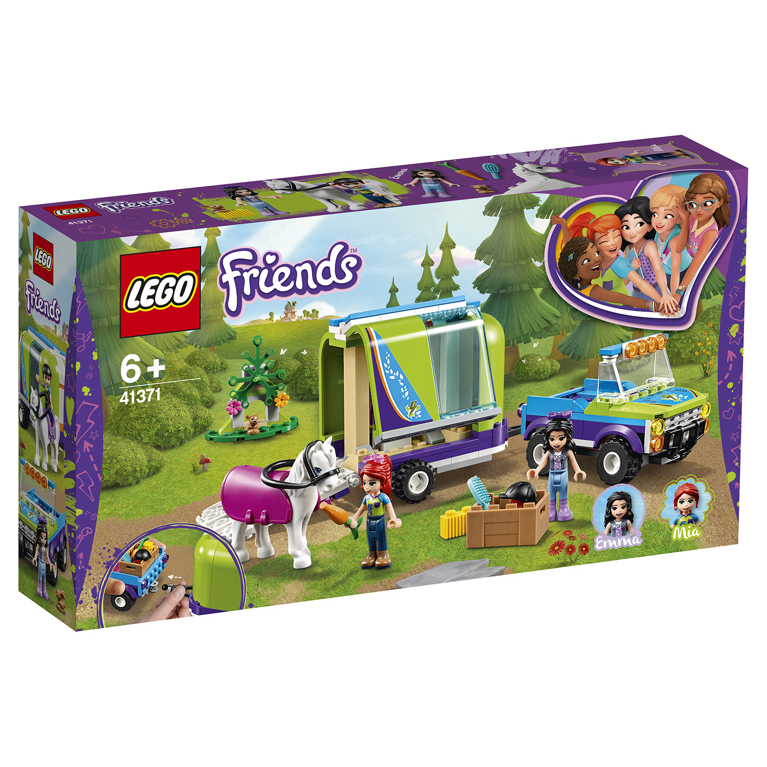 Конструктор LEGO Friends Трейлер для лошадки Мии 41371 - фото 2