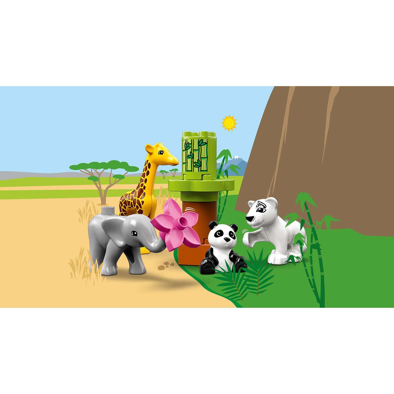 Конструктор LEGO DUPLO Town Детишки животных 10904 - фото 9