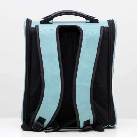 Рюкзак Пижон для переноски животных с окном элеганс бирюзовый