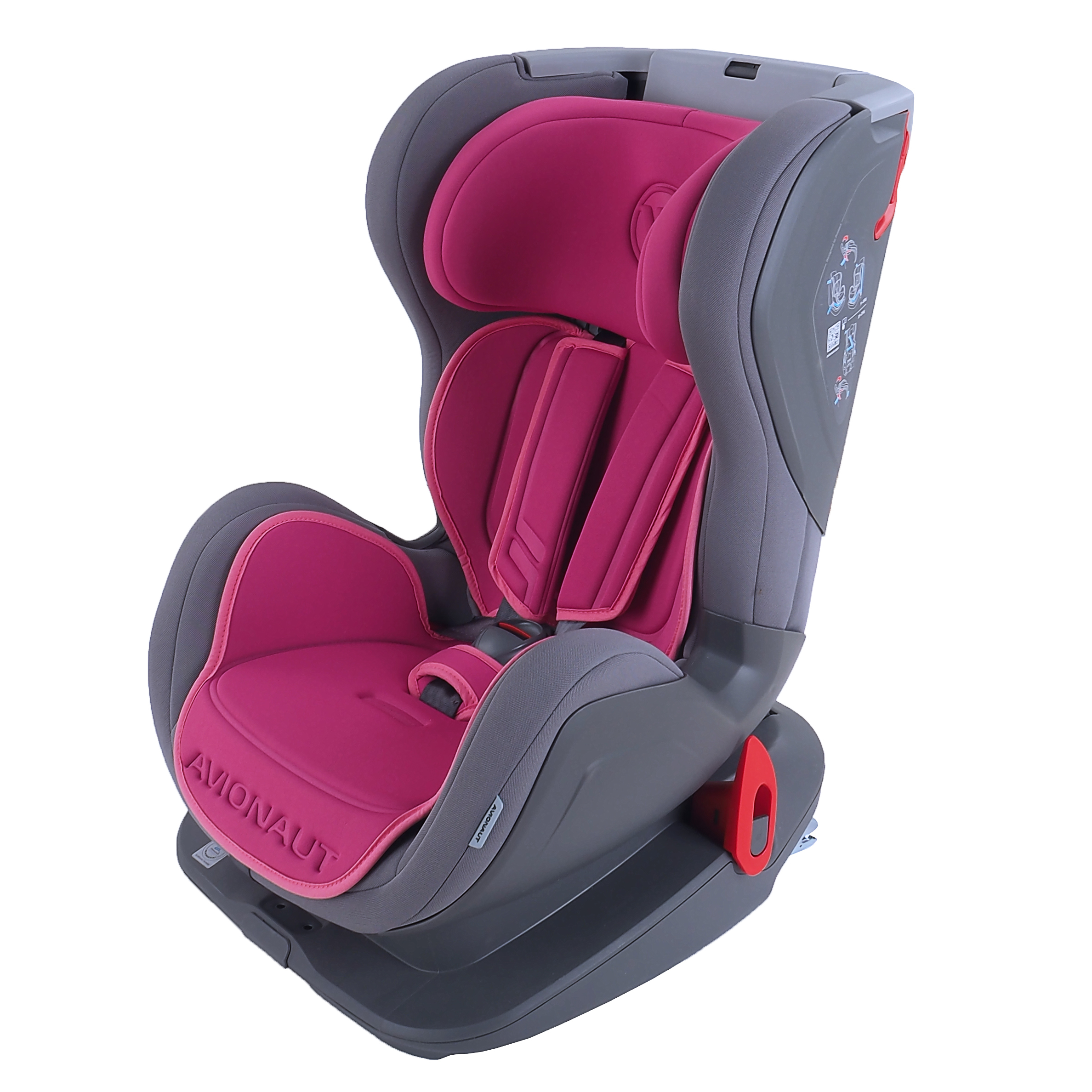 Автокресло Avionaut Glider Isofix 9-25кг Фиолетовый-Серый - фото 1