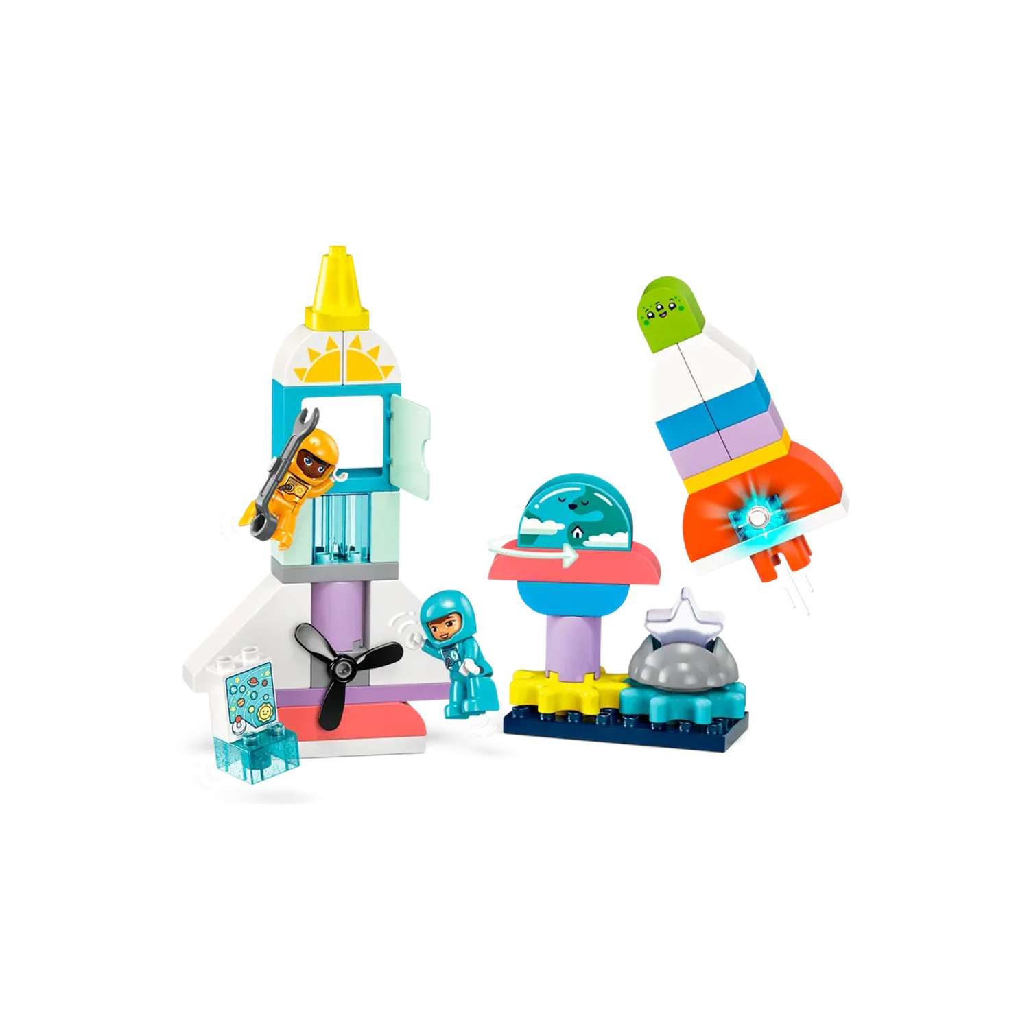 Конструктор LEGO DUPLO Приключения на космическом шаттле 3в1 10422 - фото 3