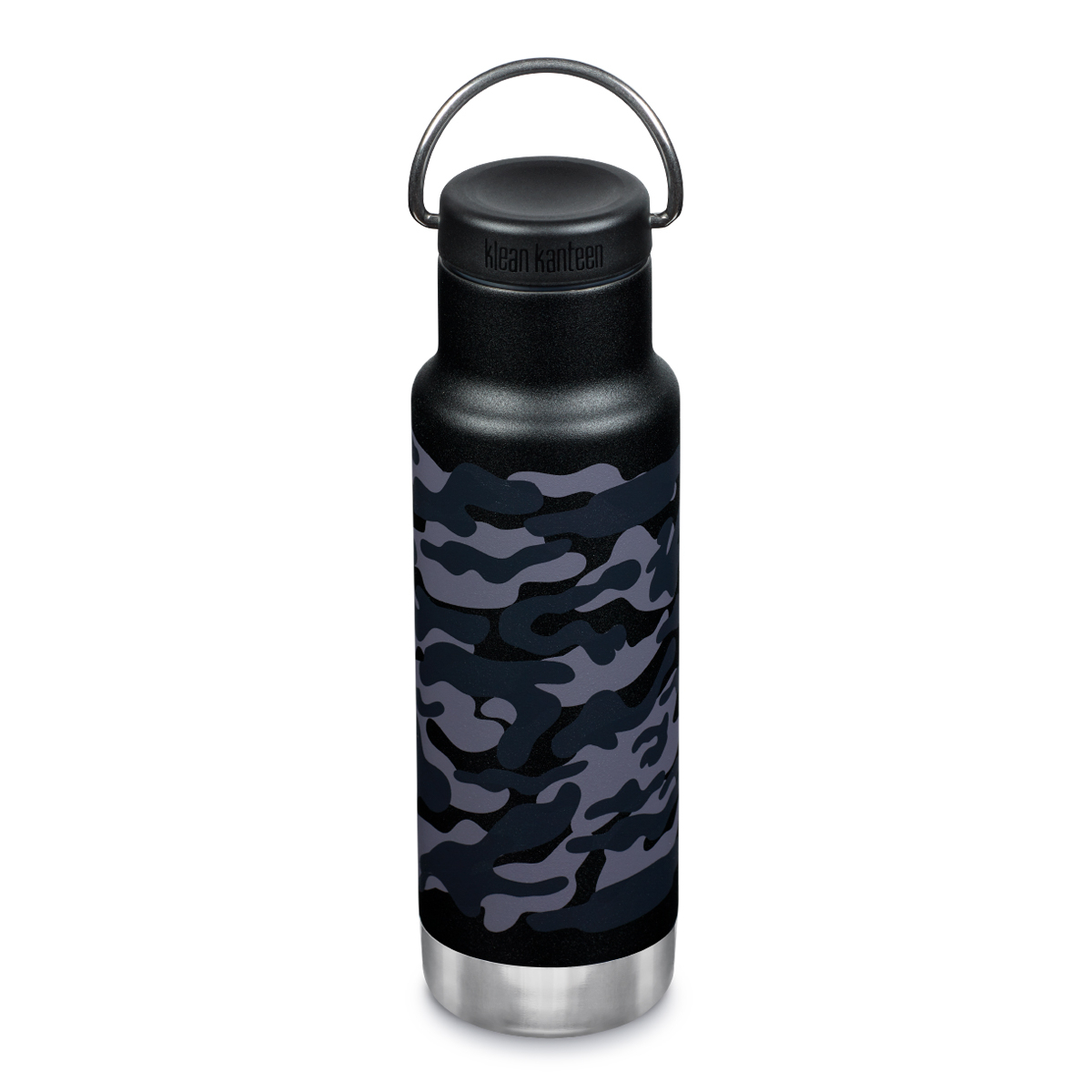 Термобутылка Klean Kanteen Insulated Classic Narrow 12oz Black Camo 355 мл - фото 2