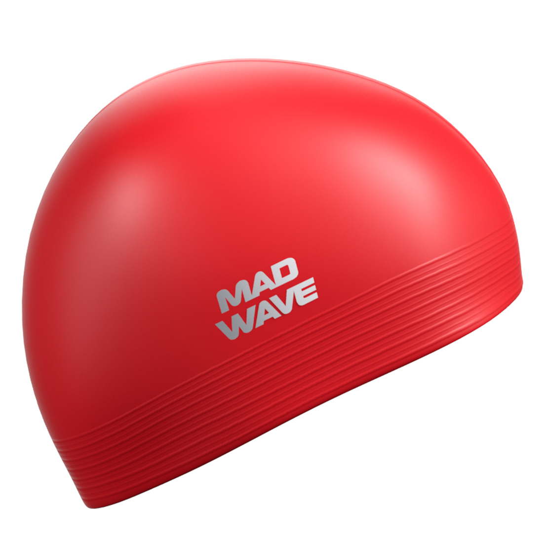 Шапочка для плавания латексная Mad Wave Solid Soft M0565 02 0 05W красная - фото 2