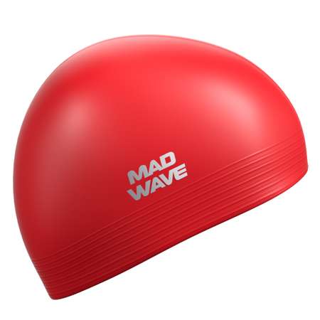 Шапочка для плавания латексная Mad Wave Solid Soft M0565 02 0 05W красная