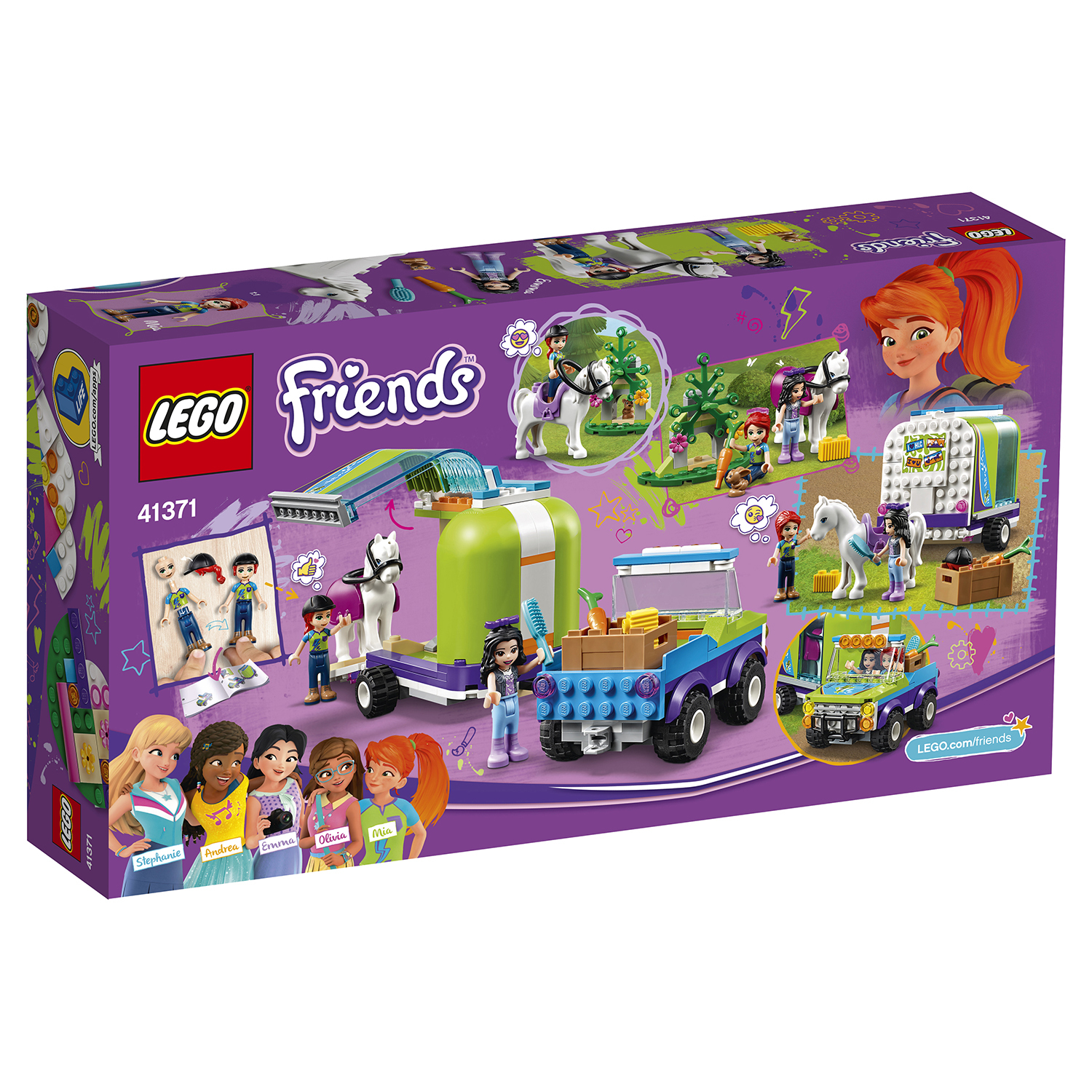 Конструктор LEGO Friends Трейлер для лошадки Мии 41371 - фото 3