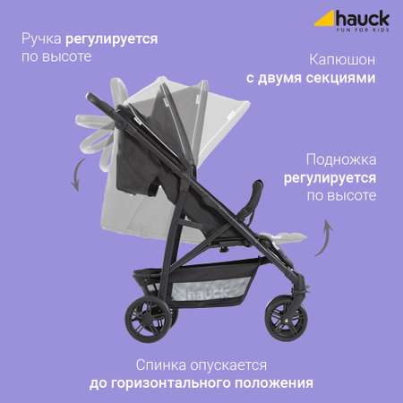 Прогулочная коляска Hauck Rapid 4 caviar/black