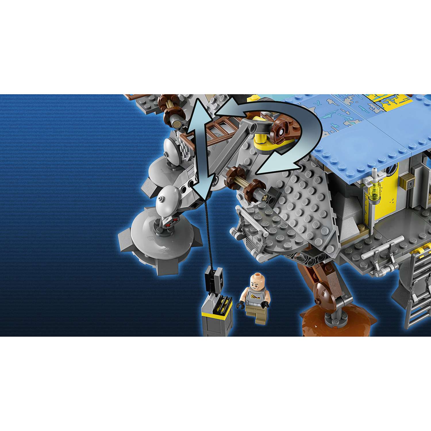 Конструктор LEGO Star Wars TM Шагающий штурмовой вездеход AT-TE капитана Рекса (75157) - фото 7