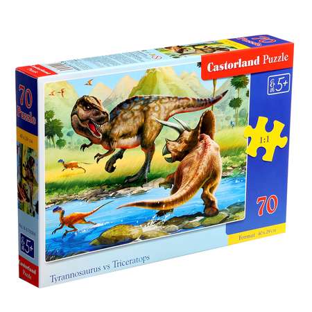 Пазл Castorland Динозавры 70 элементов