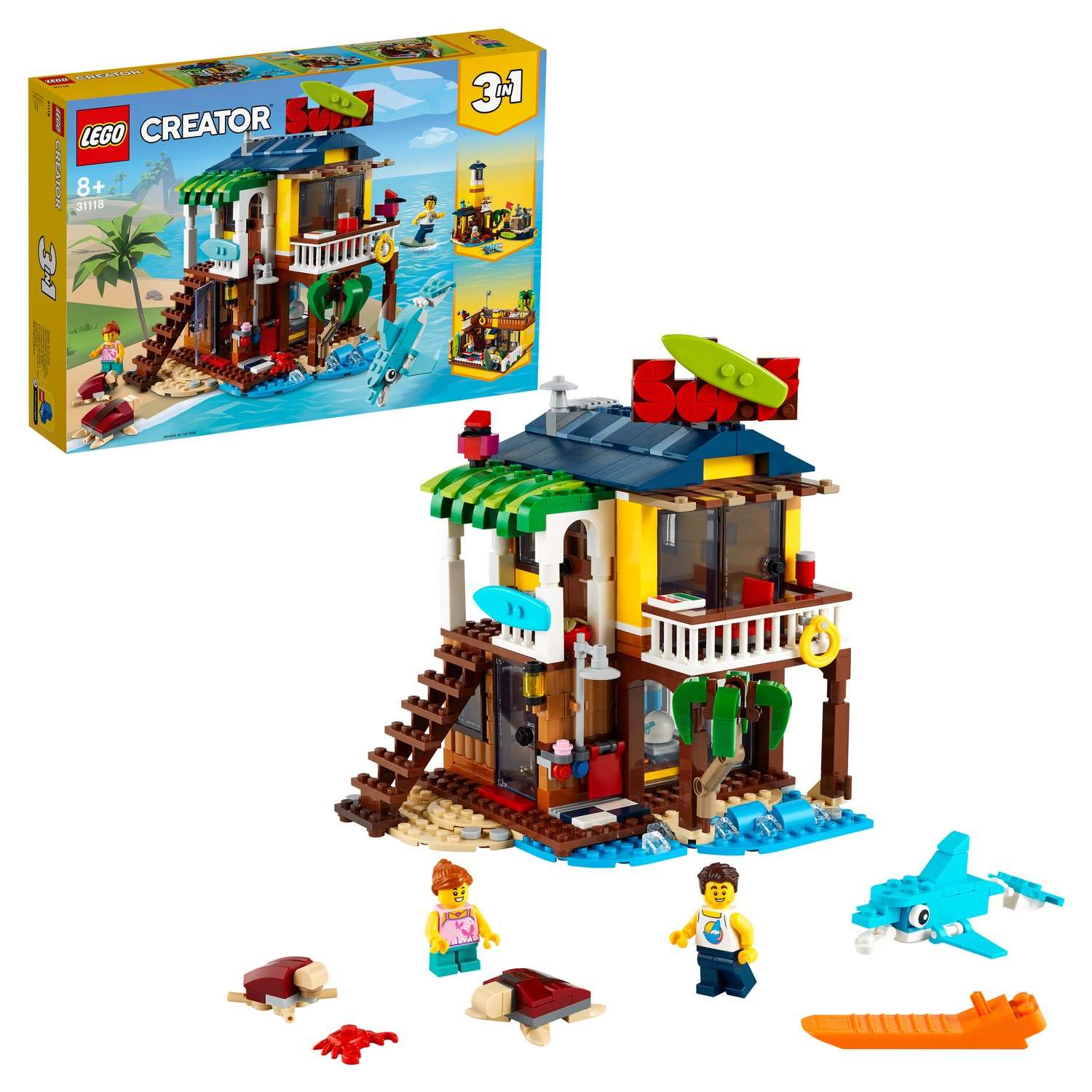 Конструктор LEGO Creator Пляжный домик серферов 31118 - фото 1