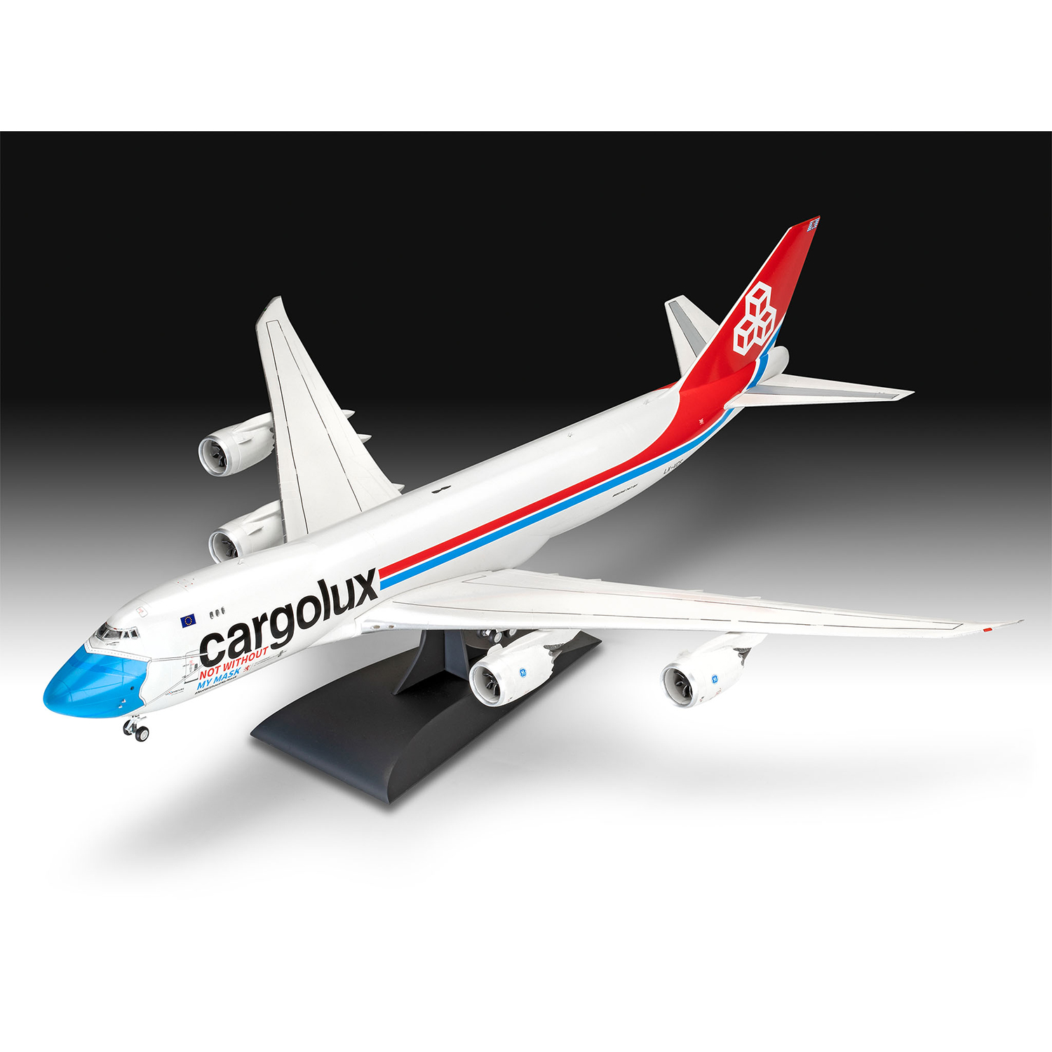 Сборная модель Revell Самолет Boeing 747-8F Cargolux LX-VCF Facemask купить  по цене 6019 ₽ в интернет-магазине Детский мир