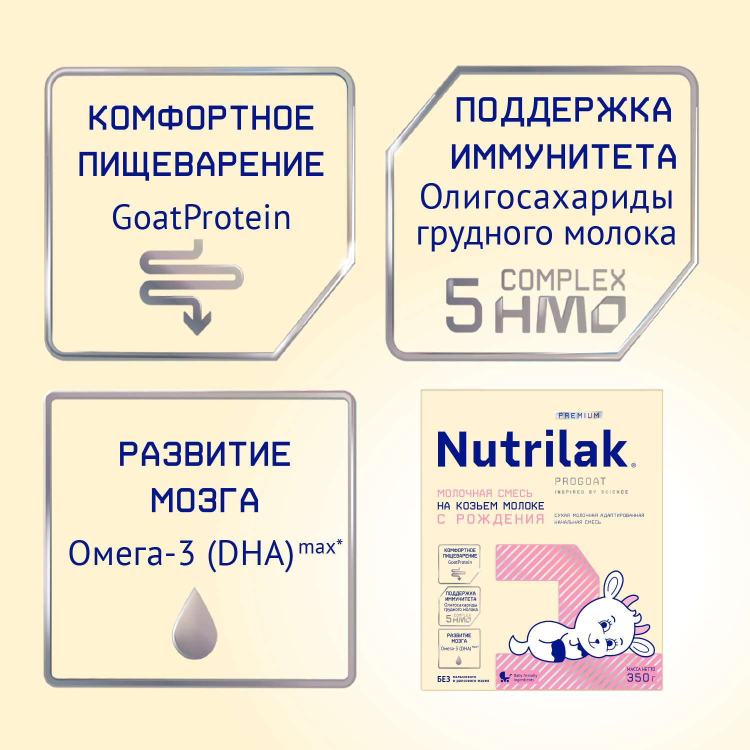 Смесь на козьем молоке Nutrilak 350г с 0 месяцев - фото 6