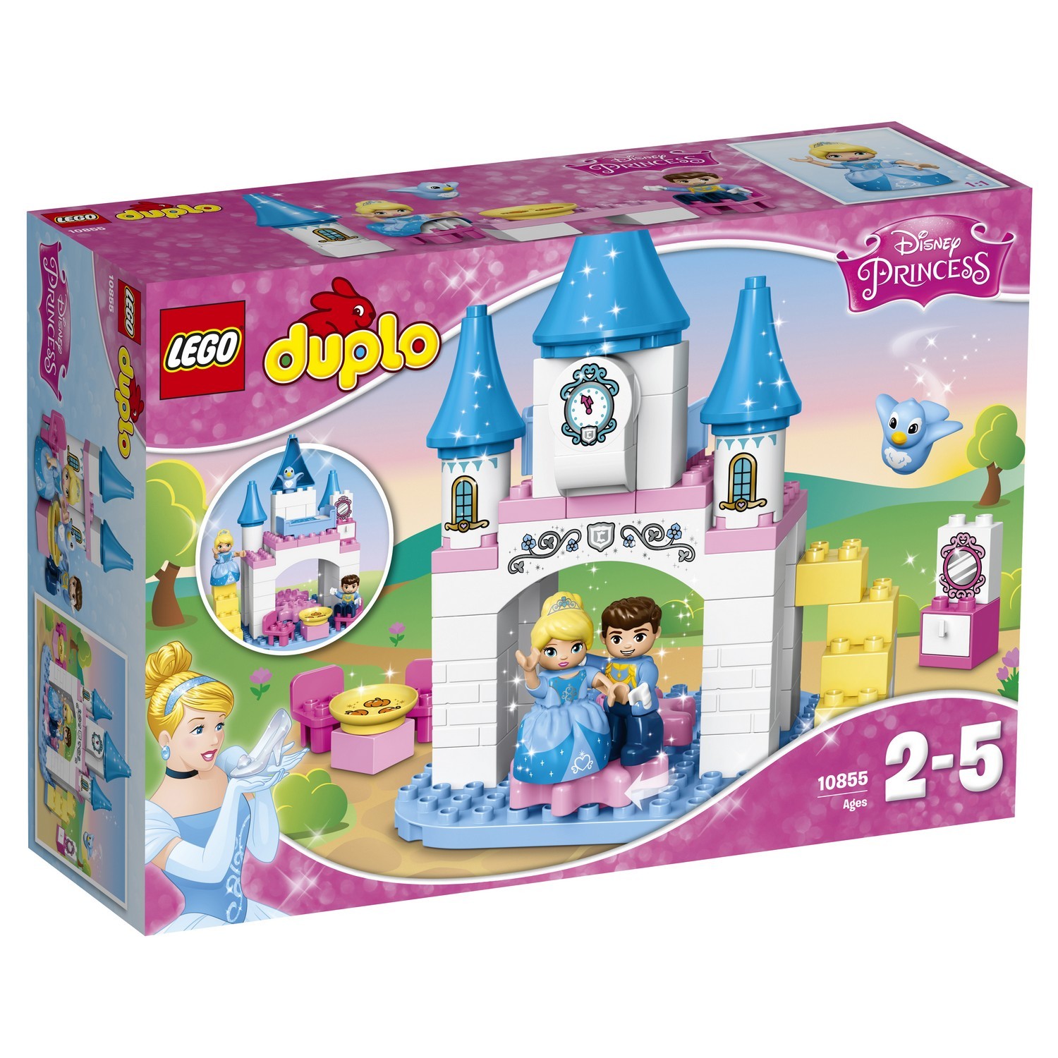 Конструктор LEGO DUPLO Princess TM Волшебный замок Золушки (10855) купить  по цене 2999 ₽ в интернет-магазине Детский мир