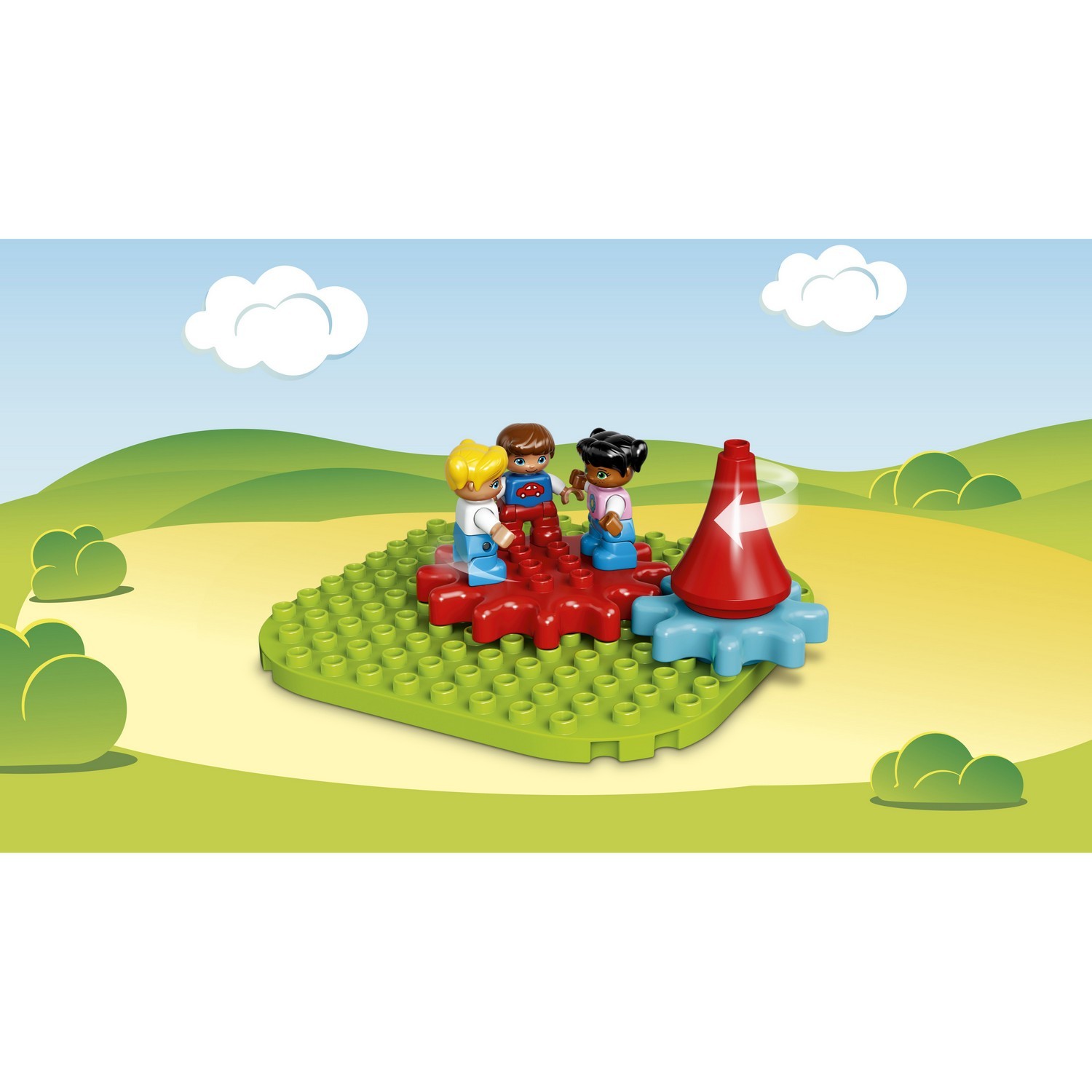 Конструктор LEGO DUPLO Моя первая карусель блочный - фото 7