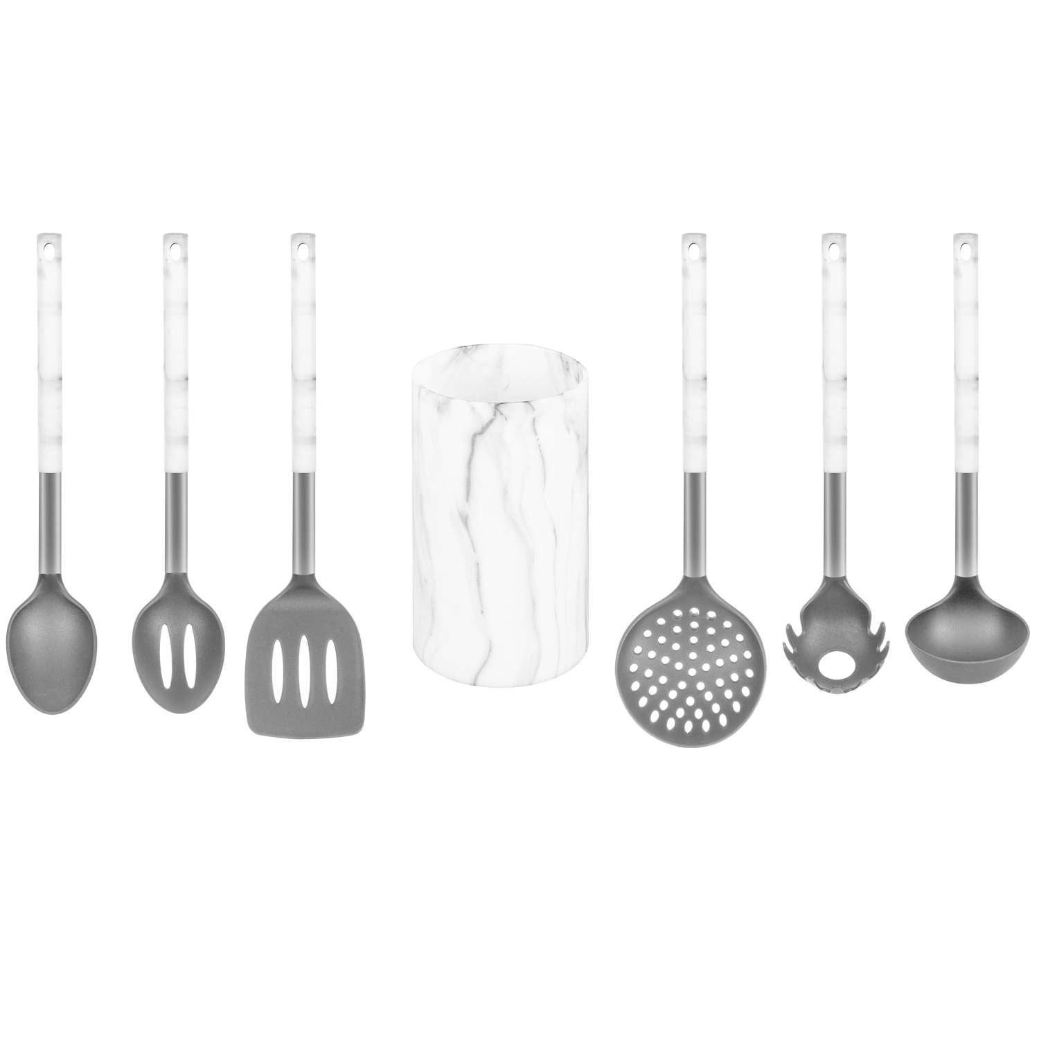 Набор кухонных принадлежностей Elan Gallery Мраморный узор 7 предметов - фото 4
