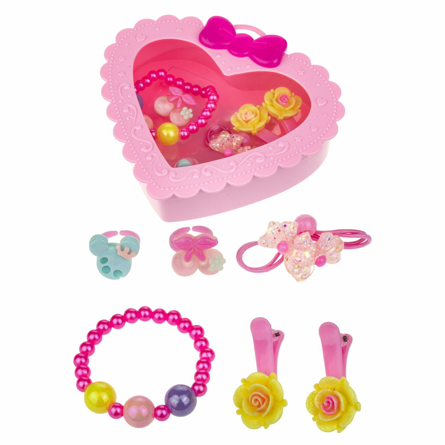 Набор бижутерии 1TOY Sweet heart Bijou цветочки - фото 4