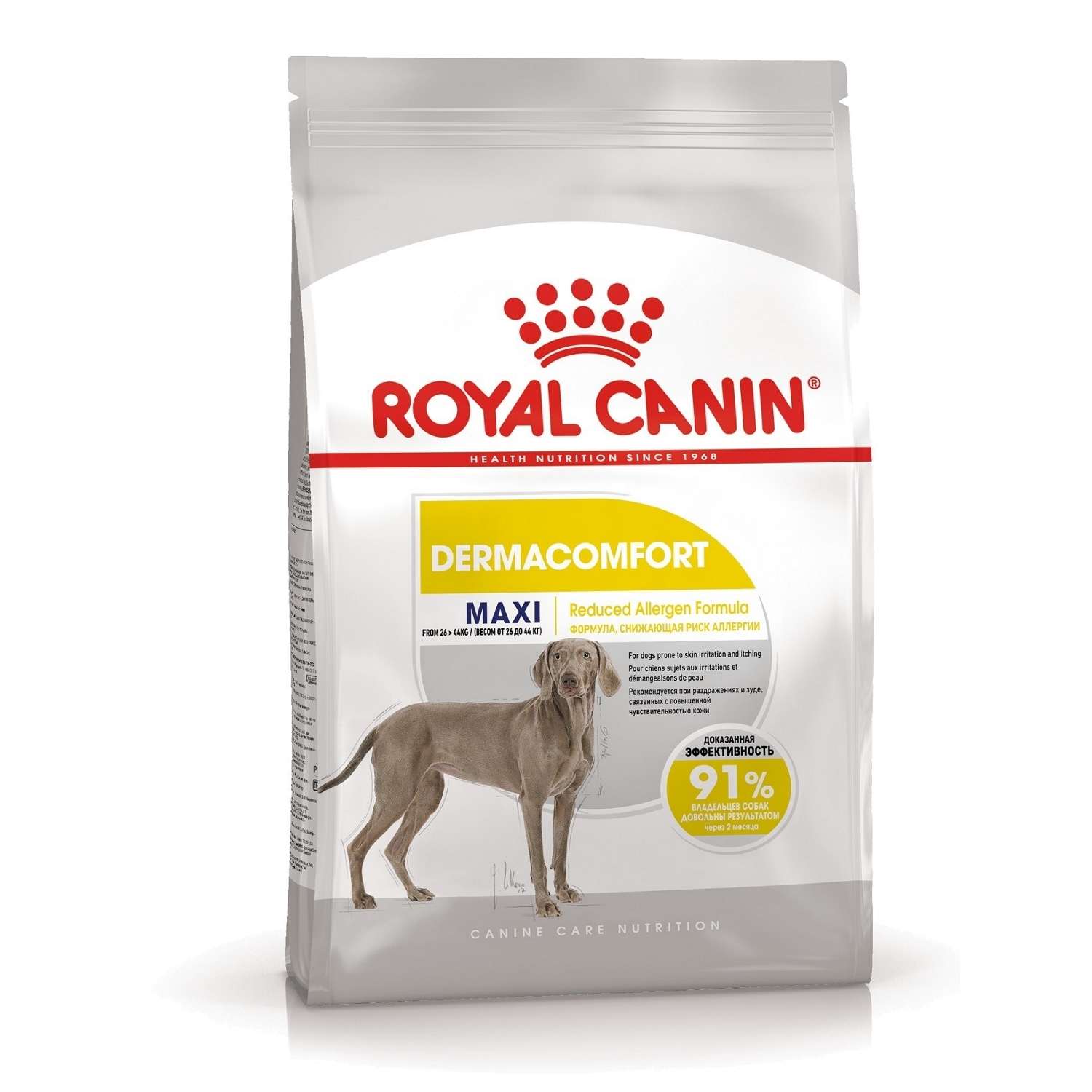 Корм для собак ROYAL CANIN Maxi Dermacomfort крупных пород склонных к кожным раздражениям и зуду 10кг - фото 2