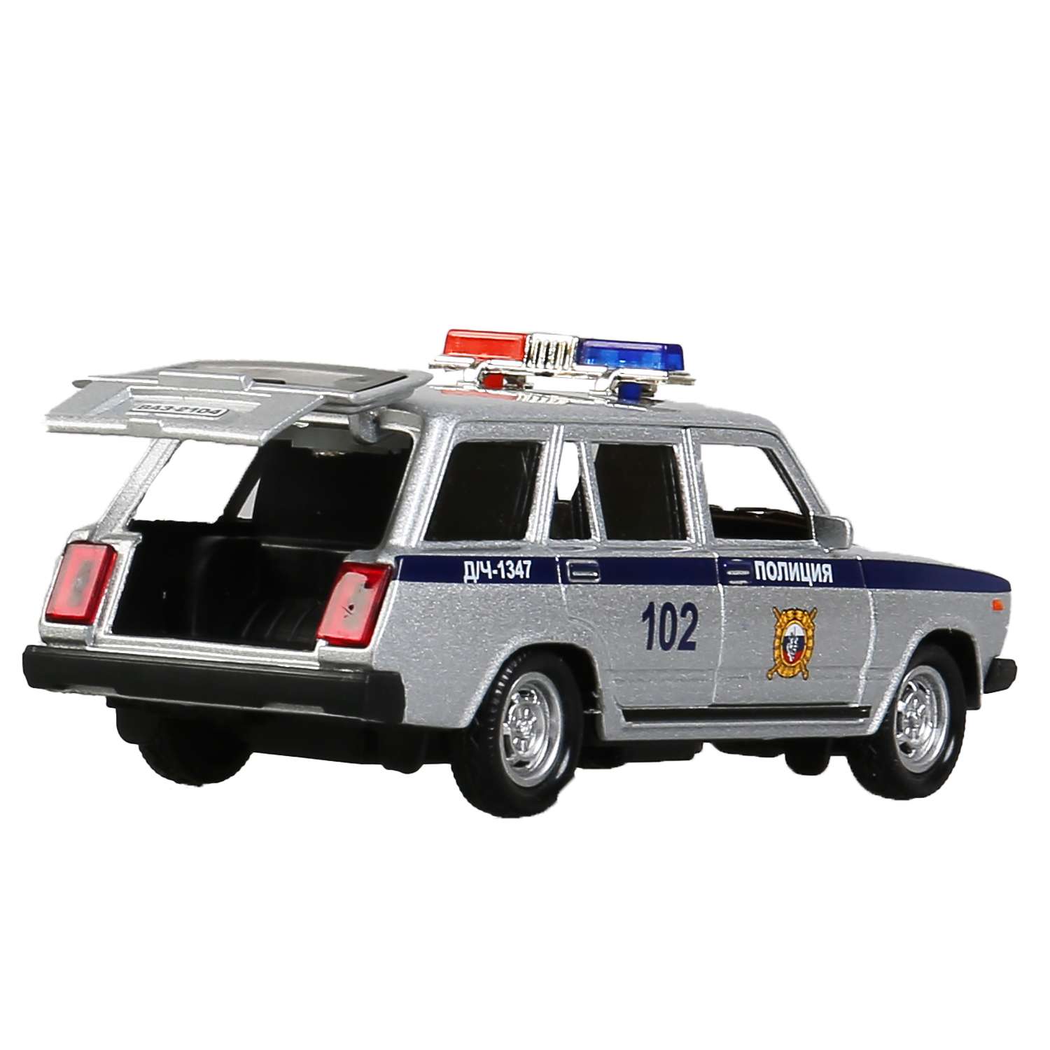 Машина Технопарк ВАЗ-2104 Жигули Полиция 300026 300026 - фото 5