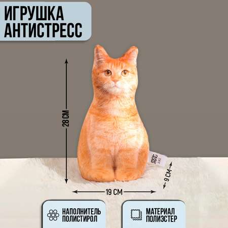 Игрушка-антистресс mni mnu Рыжий кот