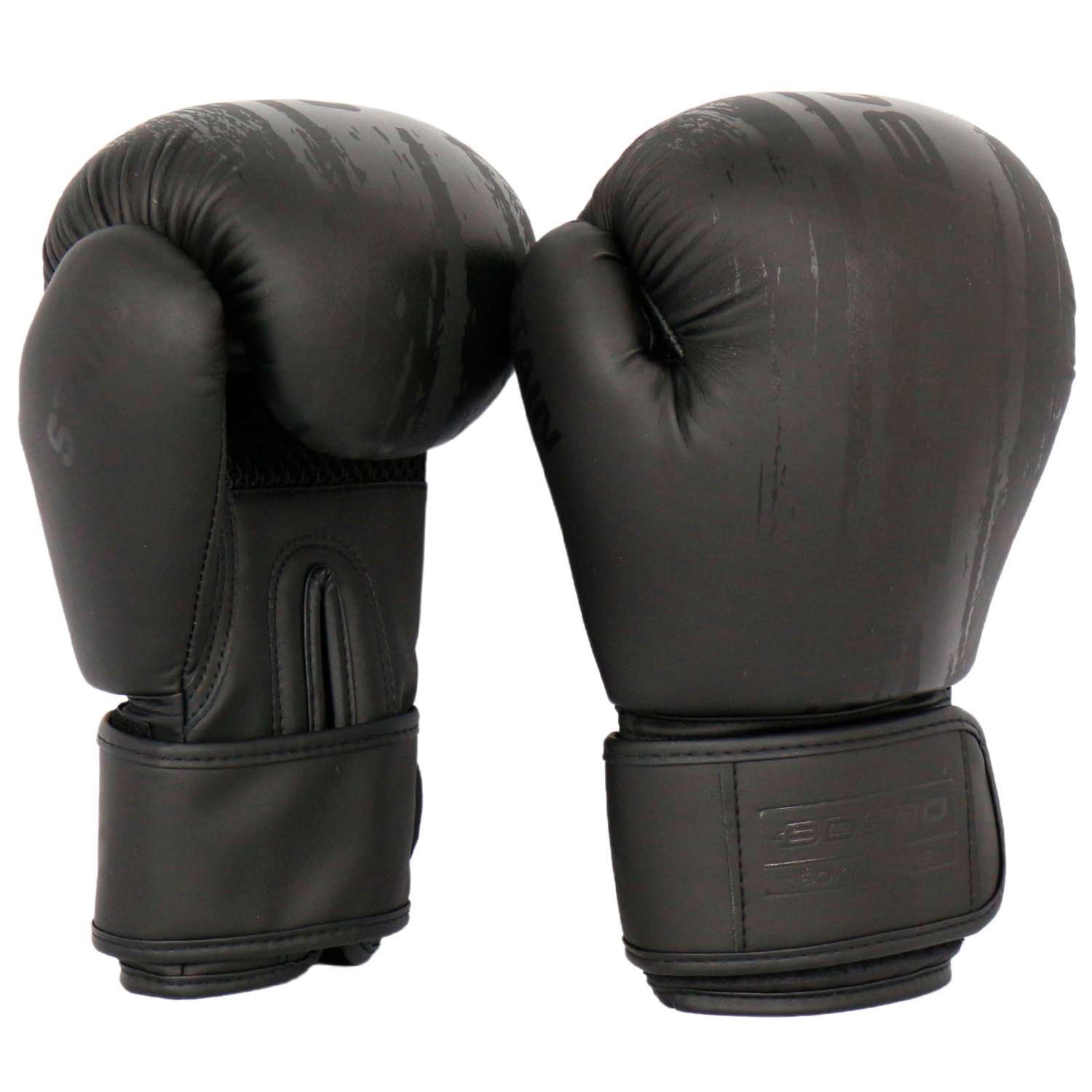 Перчатки боксерские BoyBo Stain BGS322 черный 6 OZ - фото 1
