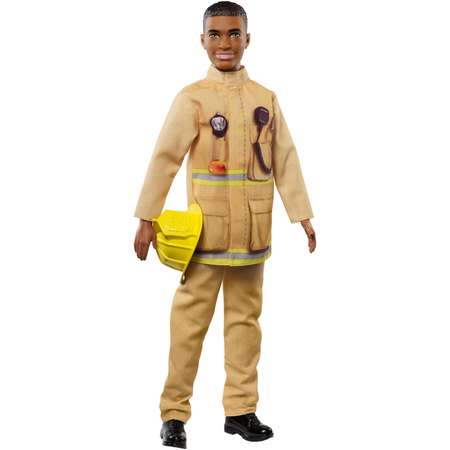 Кукла Barbie Кен Пожарный FXP05