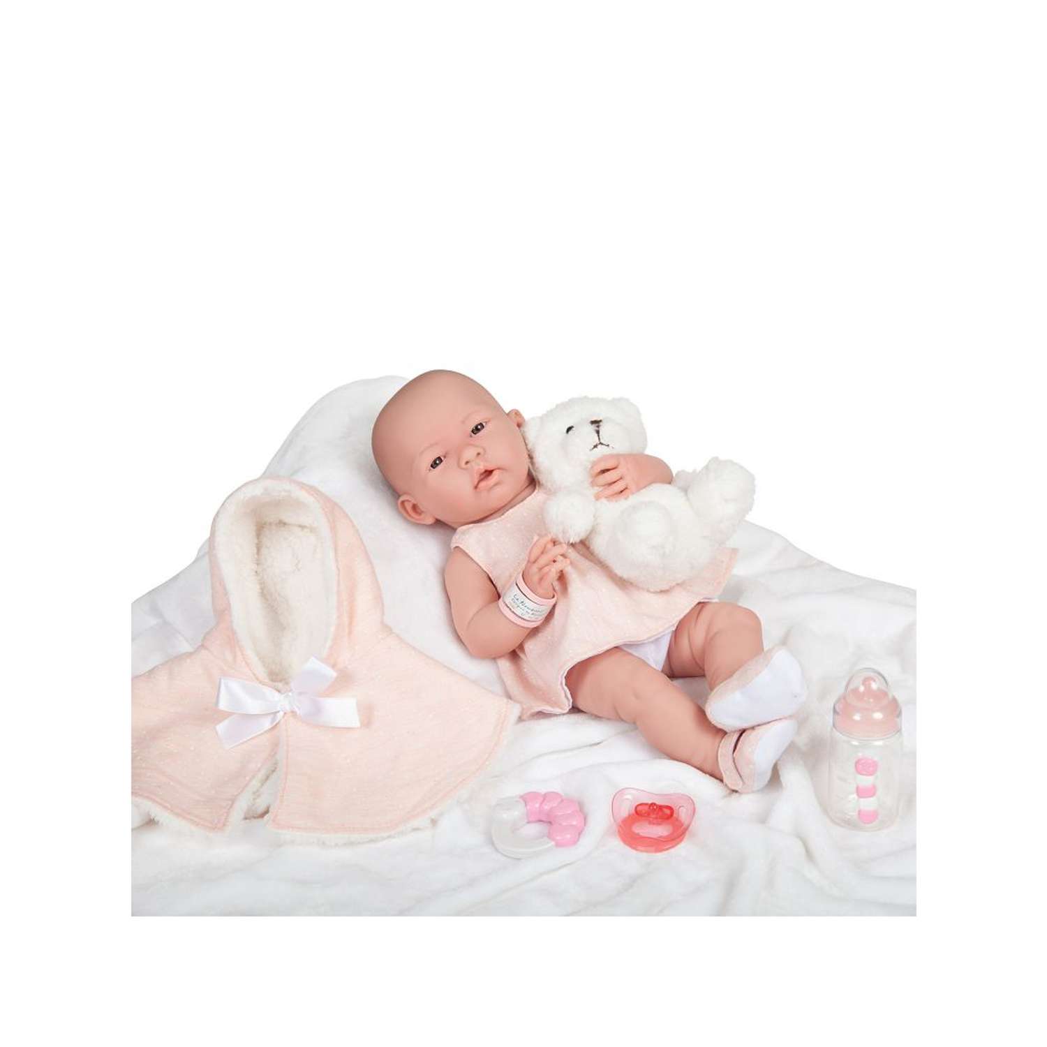 Кукла JC TOYS виниловая 38см Newborn «18065» JC18065 - фото 2