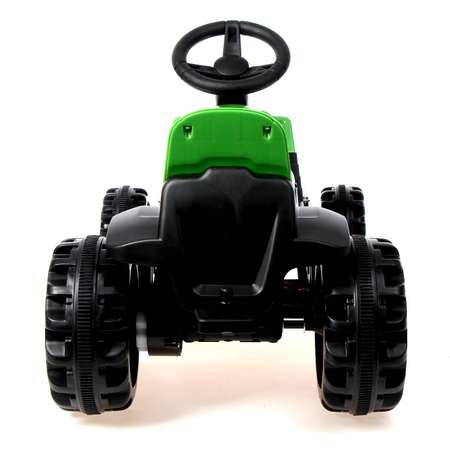 Электромобиль Sima-Land Трактор с прицепом цвет зеленый