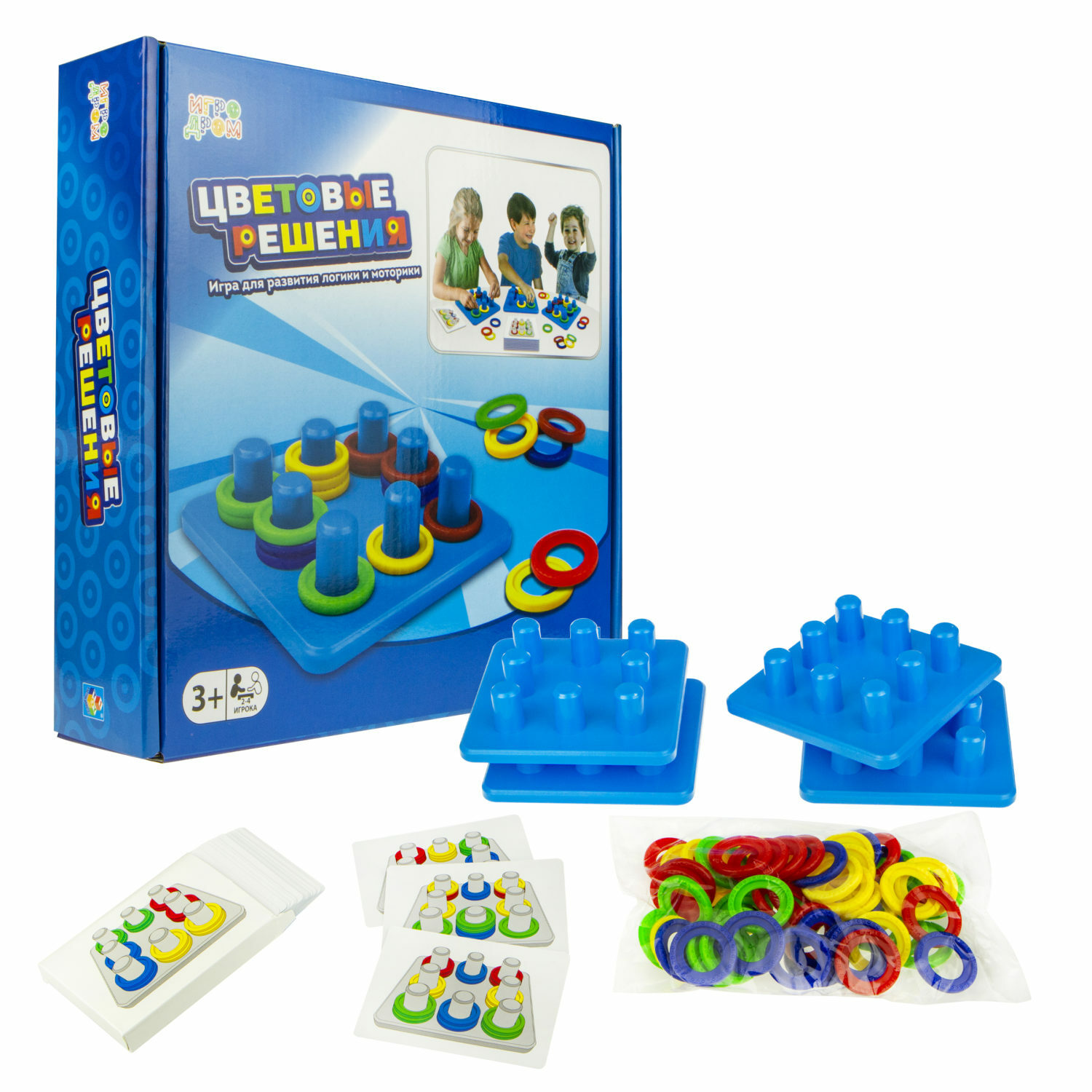 Игра настольная 1TOY, ИГРОДРОМ Цветовые решения