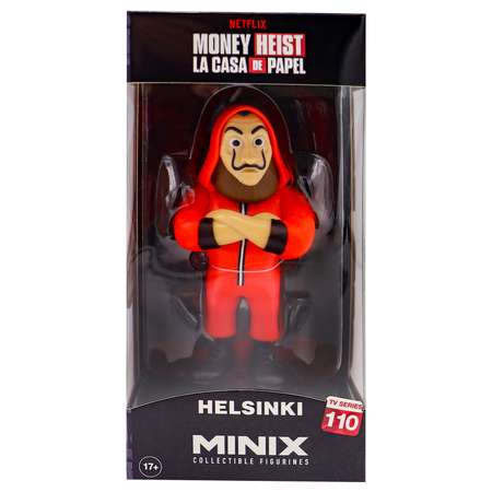 Игрушка фигурка Minix Бумажный дом Хельсинки в маске 12 см 13852