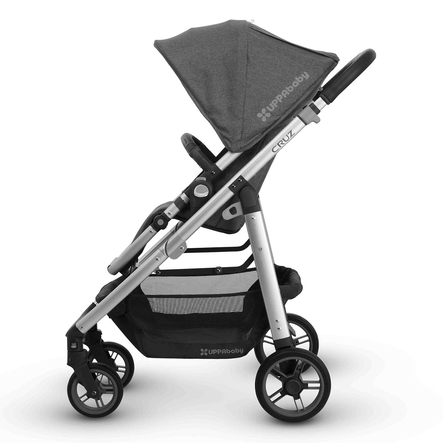 Коляска прогулочная UPPAbaby Cruz 2018 Jordan Black-Grey malange - фото 3