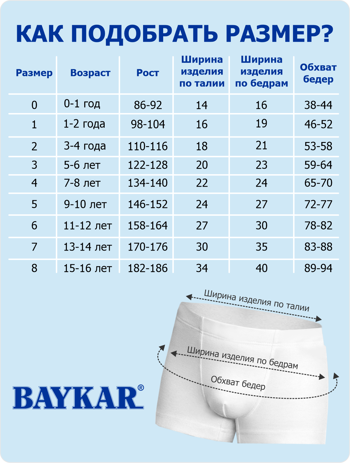 Трусы боксеры 3 шт Baykar N362801-1 - фото 5