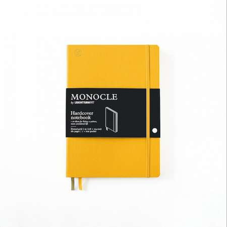 Блокнот Leuchtturm1917 Monocle B5 192 листа в точку твердая обложка цвет желтый