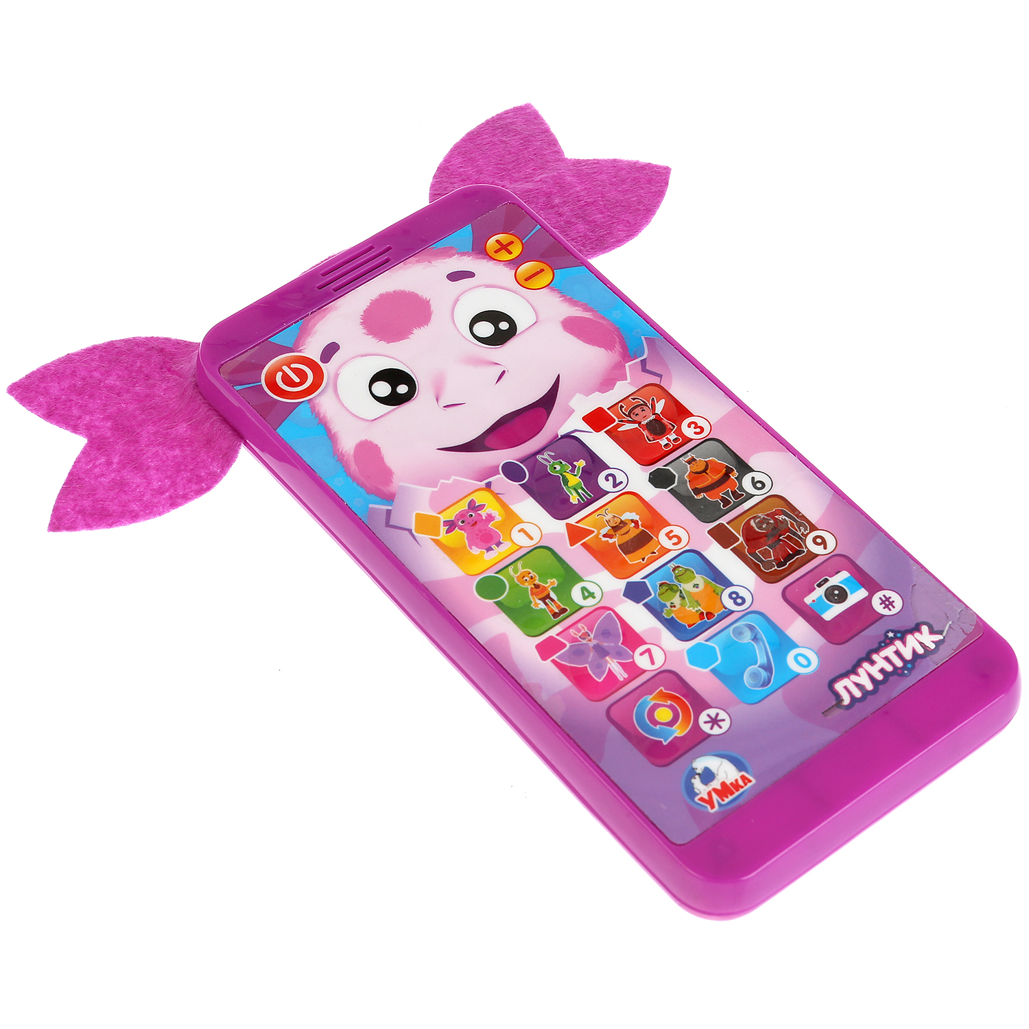 Игрушка УМка Телефон Лунтик музыкальный 271734 - фото 3