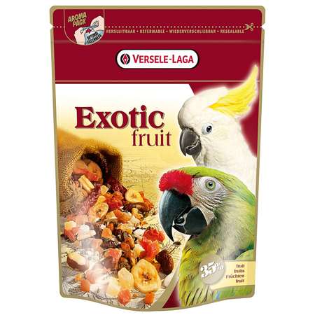 Корм для попугаев Versele-Laga Exotic крупных с фруктами 600г