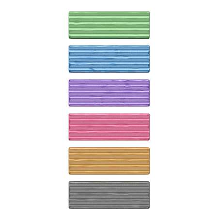Пластилин ArtBerry Pearl с алоэ вера 6цветов 90г 46449