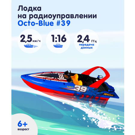 Лодка NIKKO на р/у Octo-Blue 39