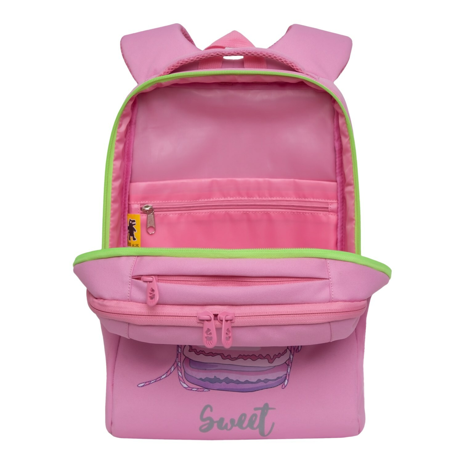 Рюкзак школьный Grizzly Макарон Розовый RG-066-1/3 - фото 5