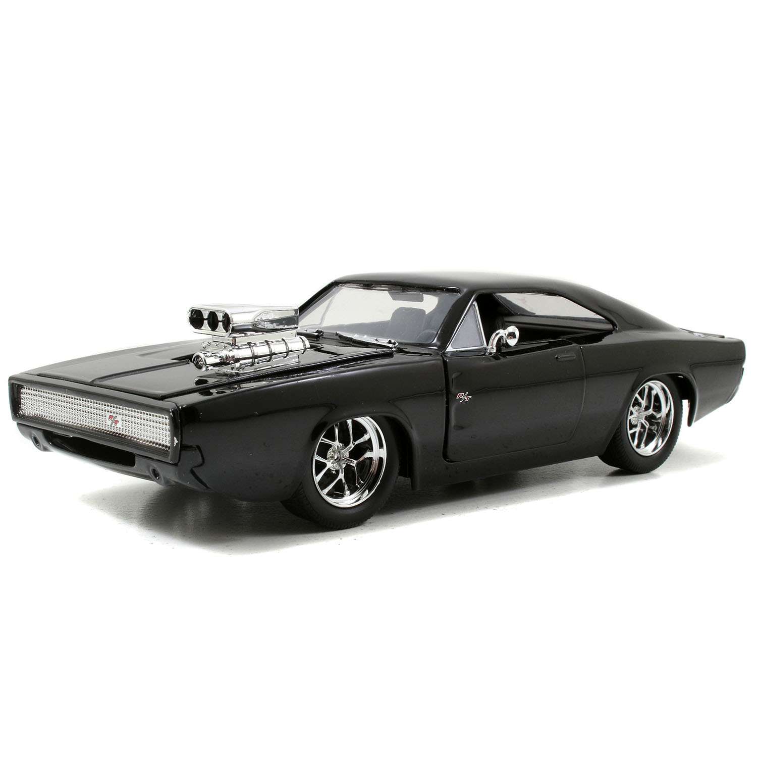 Машина Jada Fast and Furious 1:24 Dodge Charger 1970 Черная 97059 97059 - фото 8