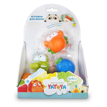 Игрушка для ванной Yatoya Морские животные 3шт 12296-2